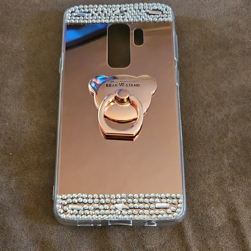 Samsung Silver Mirror Case with Ring Holder